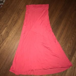 Coral Maxi Skirt